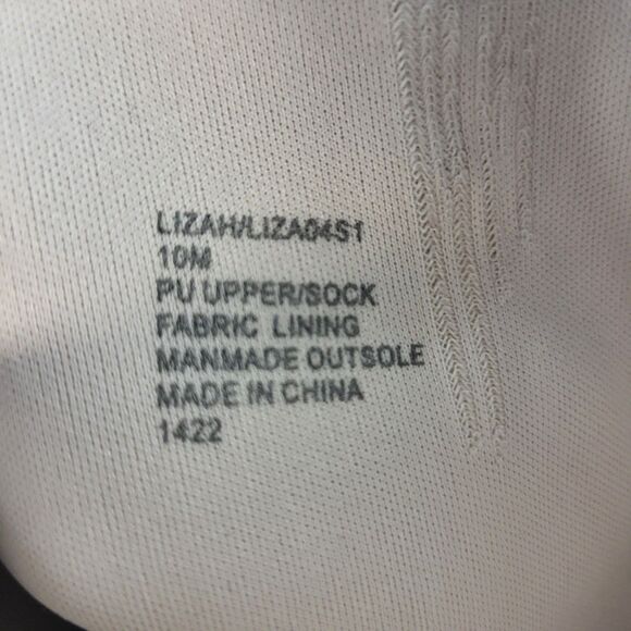 Steve Madden Lizah Boot Off White Faux Leather Knee High Block 10M - Picture 16 of 16